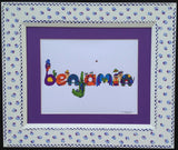 Boy Hand Painted Frame