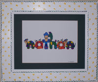 Boy Hand Painted Frame