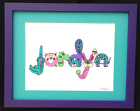 Girl Solid Color Frame