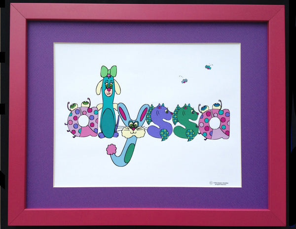 Girl Solid Color Frame