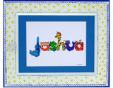 Boy Hand Painted Frame